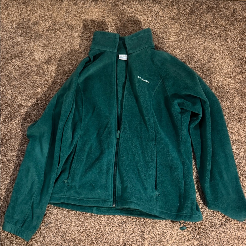 Columbia Teal Fleece Jacket
